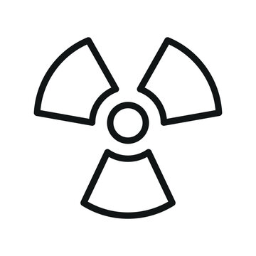 recommend clip art: radiation sign symbol vector glyph color icon