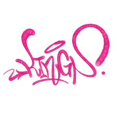 illustration street  graffiti tag lettering hip-hop letters