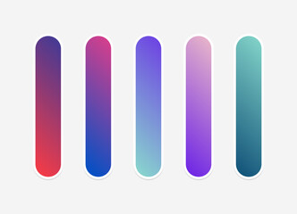 Vector colorful gradient background collection