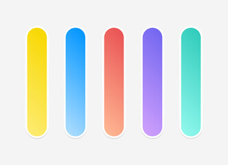 Vector colorful gradient background collection