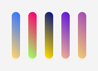 Vector colorful gradient background collection