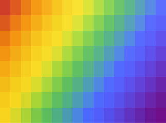 Vector illustration of color swatch. Vector gradient flat colors palette swatches set.