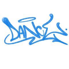 illustration Black graffiti tag lettering aerosol can spray paint
