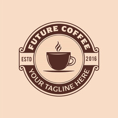 Coffee shop and badge collection vintage logo