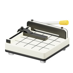 Paper Cutter Element Digital Printing 3D Icon