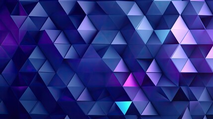 Abstract geometric background with triangle shape pattern made with Generative AI - obrazy, fototapety, plakaty