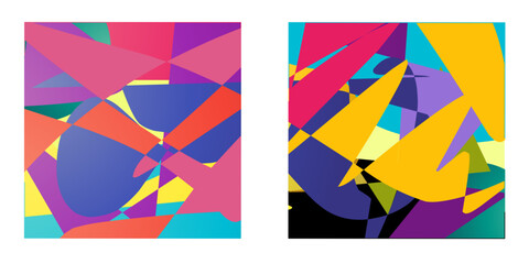 abstract background of colorful curvy liquid shapes