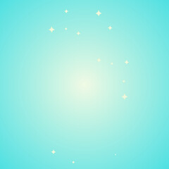 light blue background with shining stars