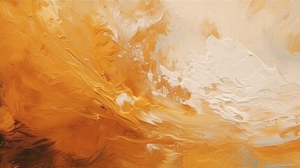 Abstract painting of paint splashes and scratches on canvas made with Generative AI