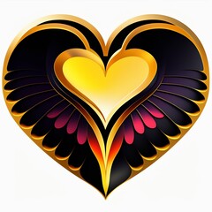heart with wings