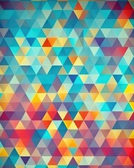 The background has triangles. (Illustration, Generative AI)