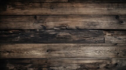 Obraz na płótnie Canvas Old wooden background. Texture of wooden planks. Rustic wood wallpaper background. Generative AI.