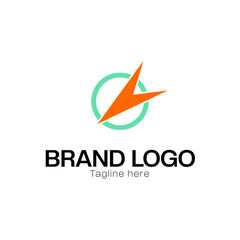 Arrow in circle abstract logo design, corporate logo design, Inspiration logo
