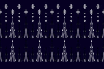 Geometric Ethnic pattern design for background,carpet,wallpaper,clothing,wrapping,Batik,fabric,Vector illustration.embroidery style.