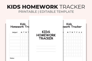 Kids Homework Tracker
