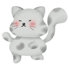 white cat
