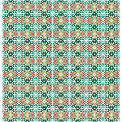 pattern shaped background with classic floral ornament