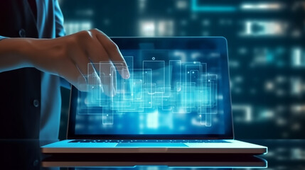 Document management and business development in virtual screens concept,