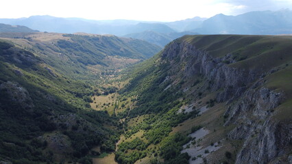 Naklejka premium Durmitor National Park, Montenegro. Aerial View.