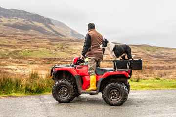 Stunning panorama, view of Scottish landscape, Highlands, Scotland, Isle of Sky - 615738775