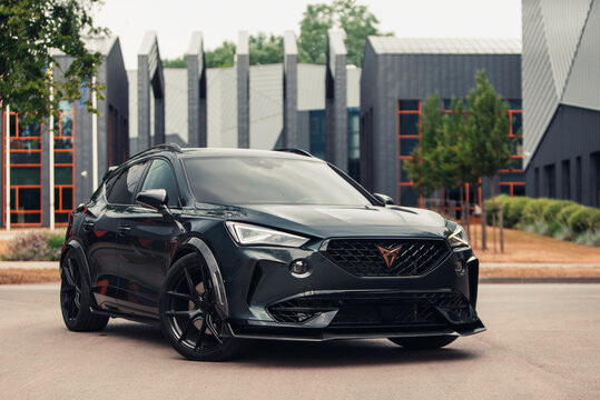 Cupra Formentor VZ at the parking of business center	