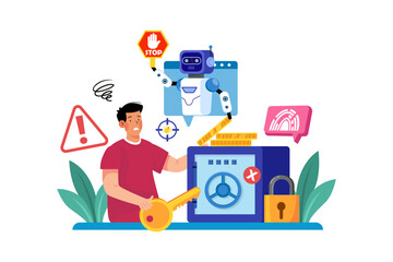 AI detects financial fraud and prevents it.