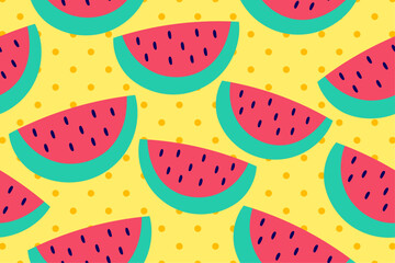 Colourful tropics Summer Seamless Pattern. Hand drawn doodle beauty beach summertime kids background wallpaper for fashion graphic print, textile, apparel, wrapping paper vector