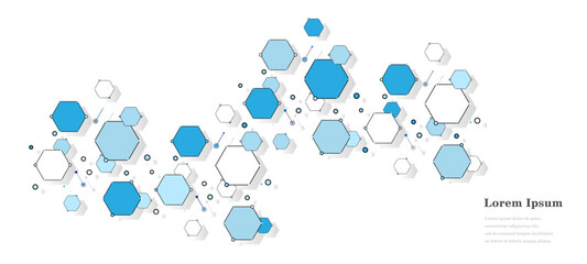 幾何学 抽象 六角形 科学 背景 透過