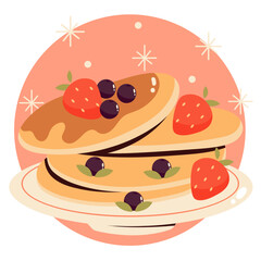 cake with strawberry