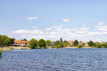 Happy wanderlust in Borgvold park in Viborg. Borgvold at Nørresø is located in a place where...