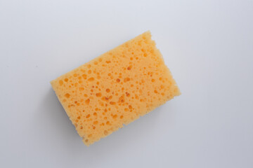 sponge for dishes on white