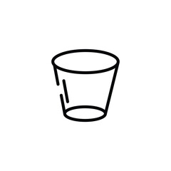 trash can icon vector illustration