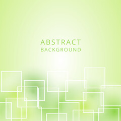 abstract green light background with rectangle pattern for banner, web and cover