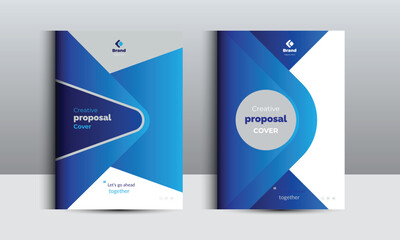 Creative Business Proposal Cover Design Template Adept for multipurpose Projects