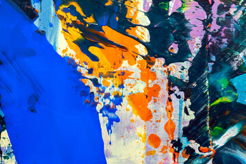 painted abstract background