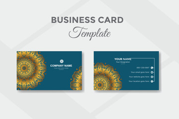 Obraz premium Corporate business card premium mandala style decorative design