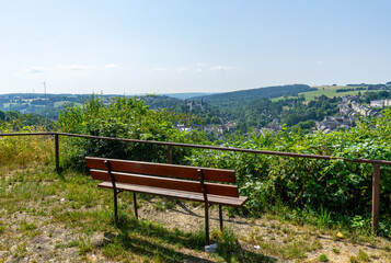 View over the Vogtland in Saxony