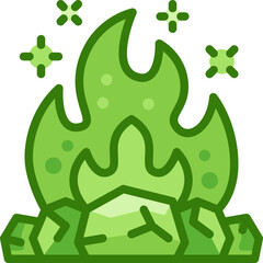 bonfire two tone icon
