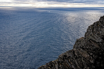 Barents Sea coast at North Cape