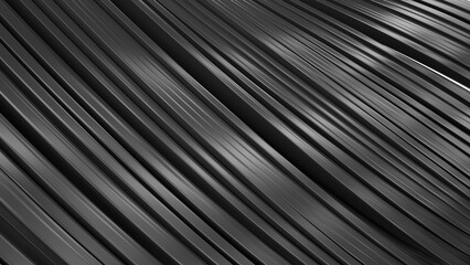 Obraz premium Abstract black background. Black lines. 3d rendering