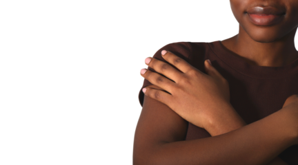 Afro woman hands, manicured nails, hands , bode parts