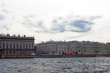 Embankment of the Neva River - Saint Petersburg Russia