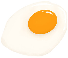 fresh egg - sunny side up 