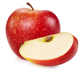 Apples isolated on white