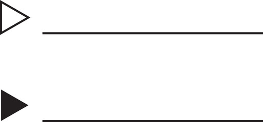 triangle Bullet point template