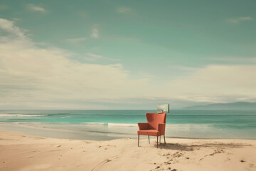 Empty sea and beach background photography