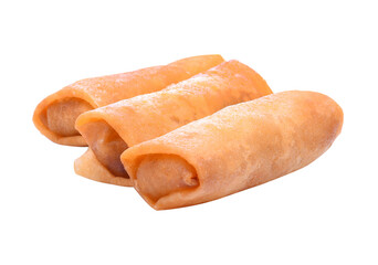 Spring rolls, Chinese cuisine, isolated transparent png