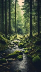 photography of a lush forest