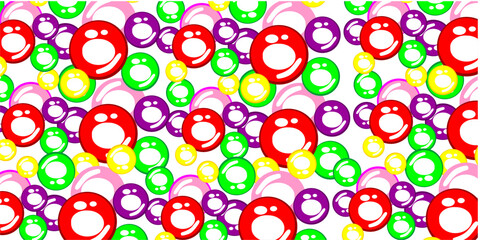 colorful bubbles background. balloons background