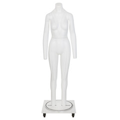 Female mannequin for product shots, ideal for professional ghost type photography.